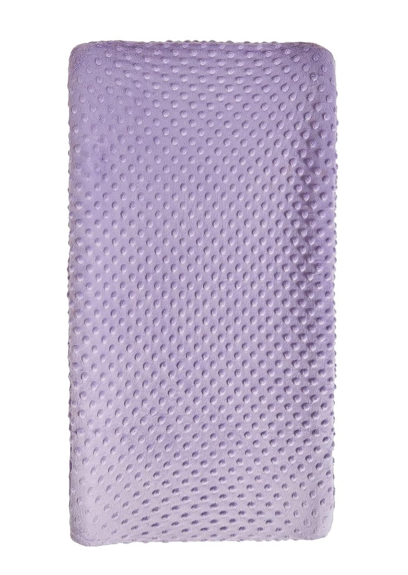 DONOMILO Changing Pad Cover Super Soft Dots Skin-Friendly Breathable Wipeable Changing Table Sheets for Baby Boy and Baby Girl (Lavender) - Image 1